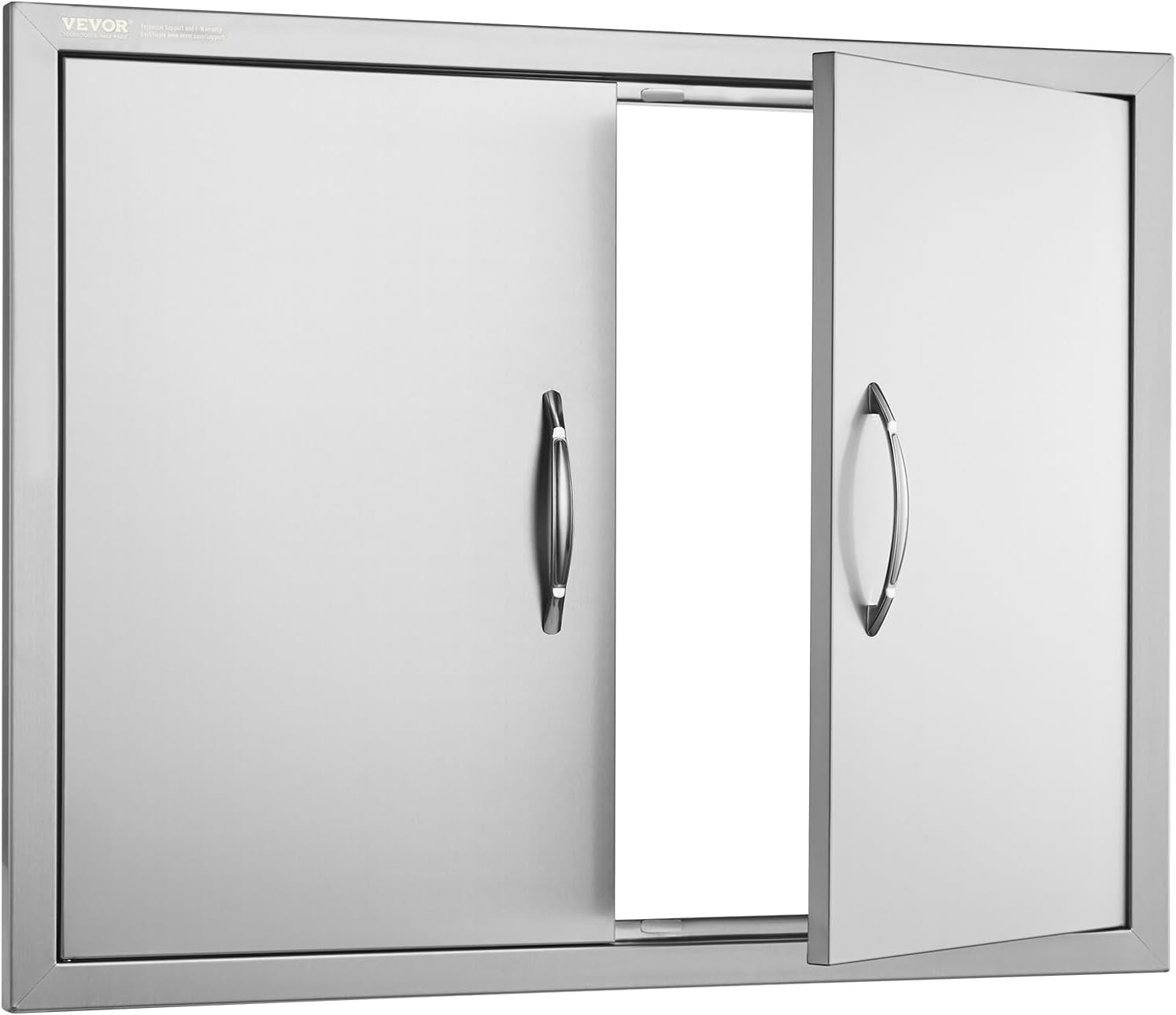 Modern 31W x 24H BBQ Access Door in Stainless Steel, Ideal for Grilling Stations