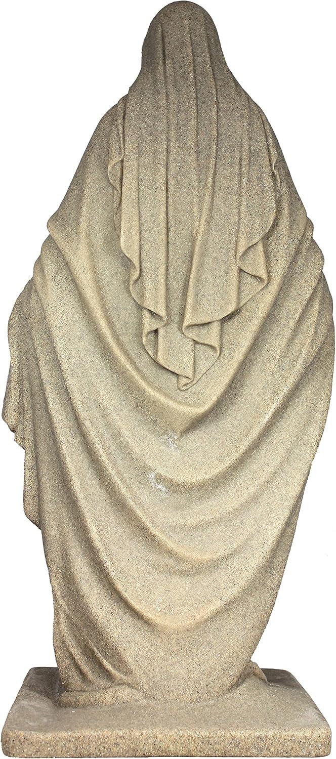 3ft. Tall Virgin Mary Statue Granite Outdoor Religious Garden Sculpture Lawn