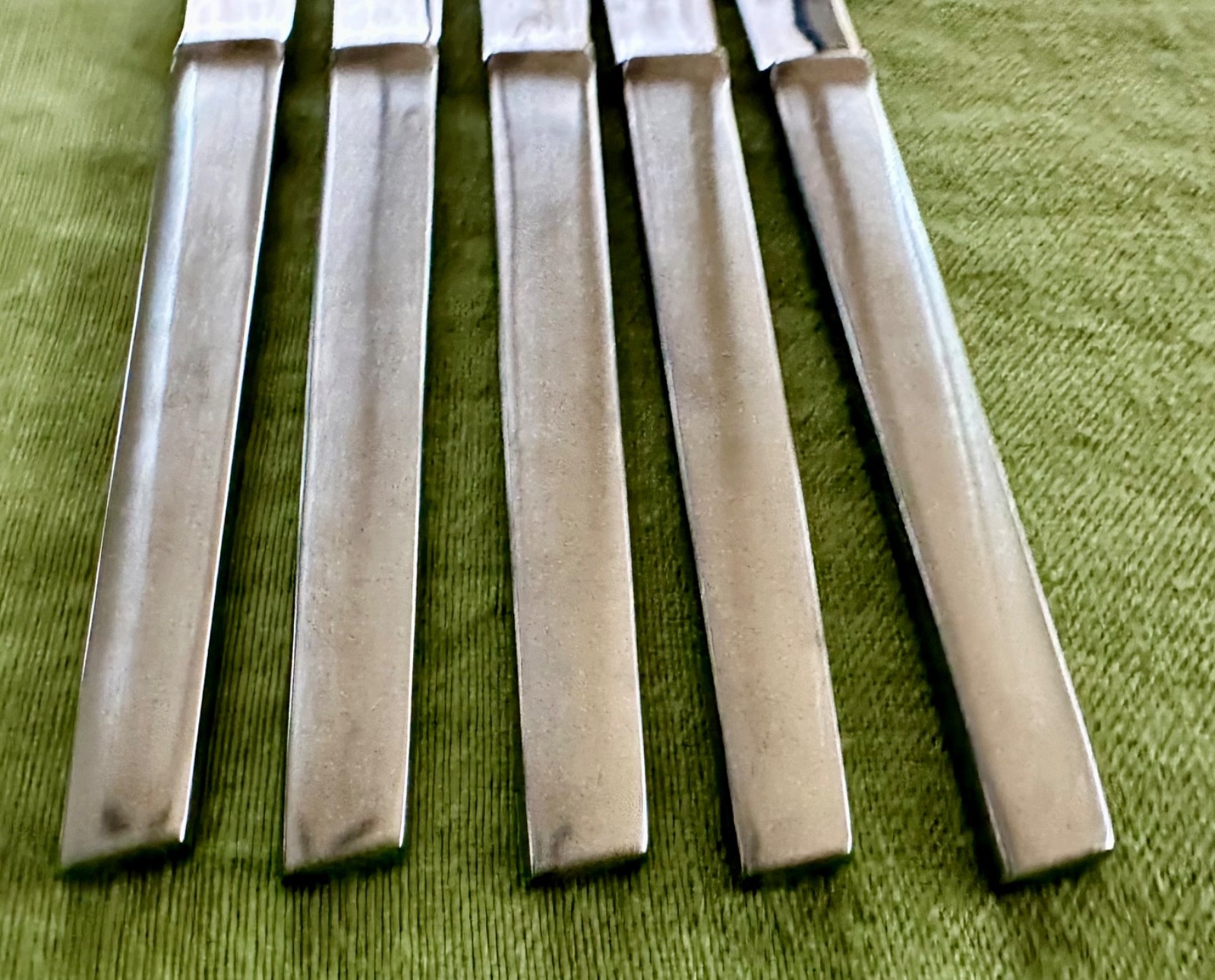 MCM 5 Pc Arthur Salm ASF4 Austria Germany Stainless Steel Slender Steak Knives