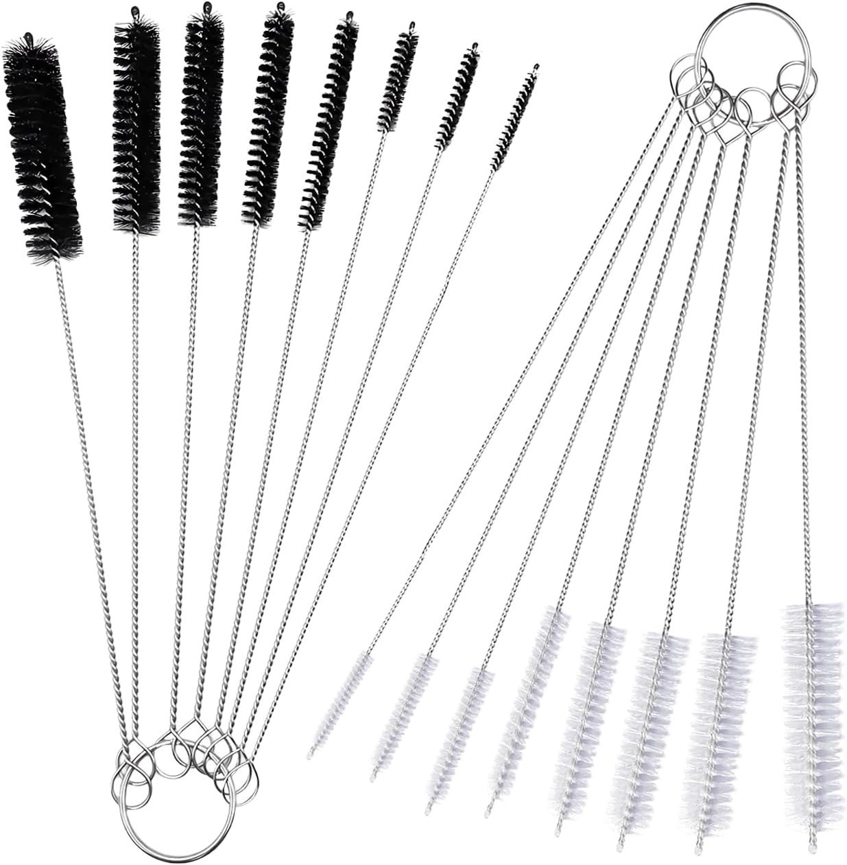 10 Pcs Wire Tube Brushes for Cleaning Pipe Tube Brass Brush Stainless Steel