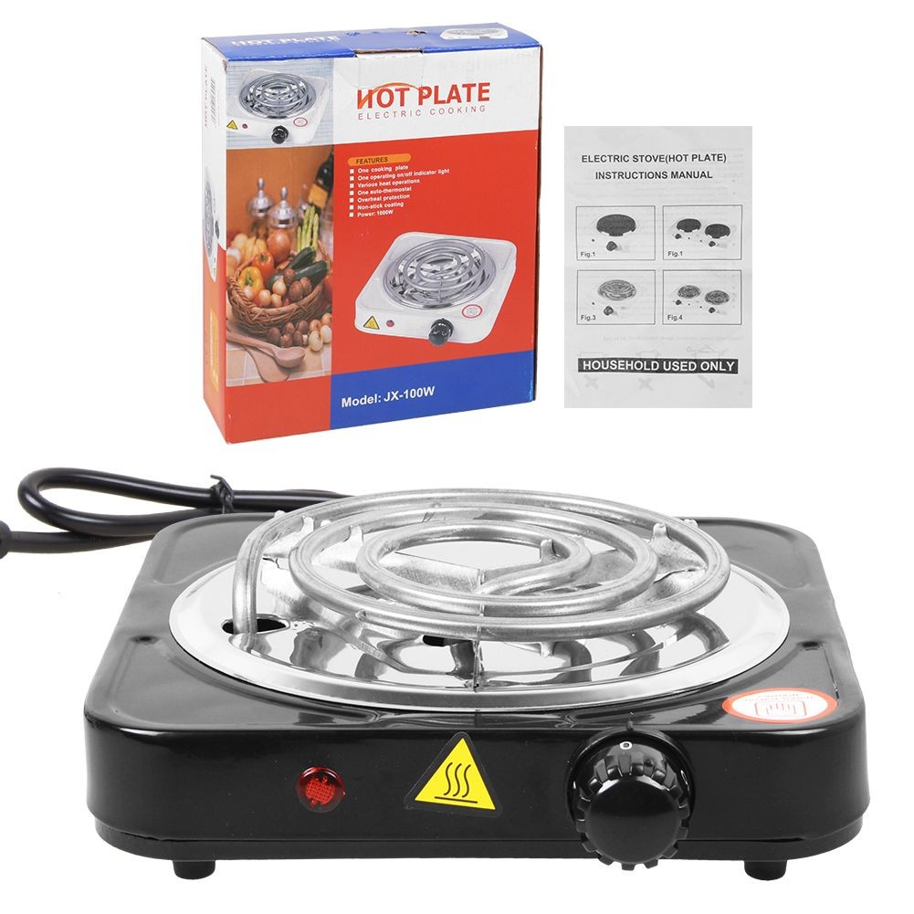 ELECTRIC COUNTERTOP SINGLE BURNER Cooktop Cast Iron Hot Plate Stove 1000W Cooker