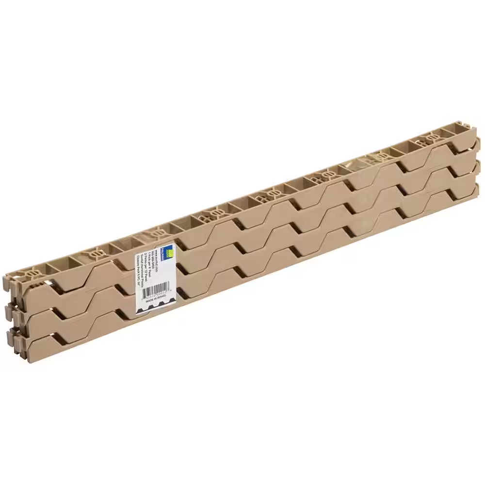 24 In. Horizontal Plastic Roof Closure Strips (6-Pack)