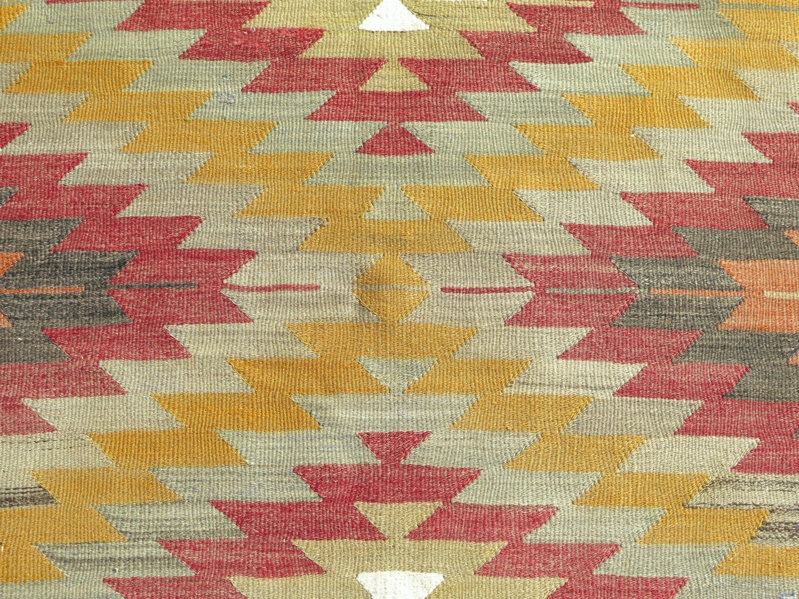 Turkish Classic Kilim, Handmade Carpet, Large Floor Esme Rug, Area Rugs 68″x94″