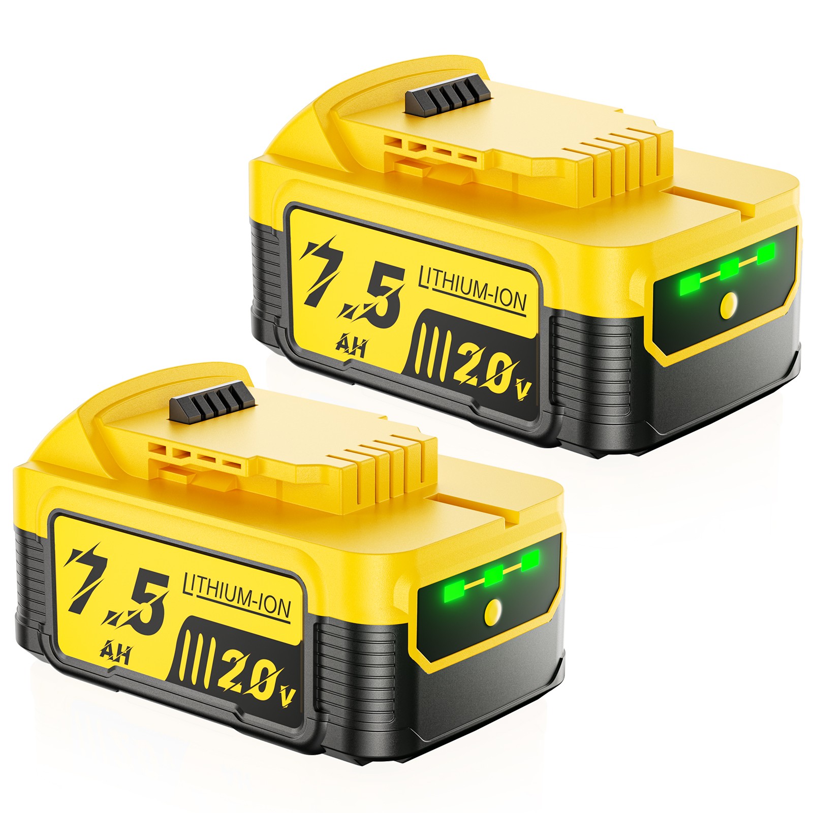 14X for DeWalt DCBP520 20V Max 7500mAh Li-ion Compact Battery/Charger DCBP520-2