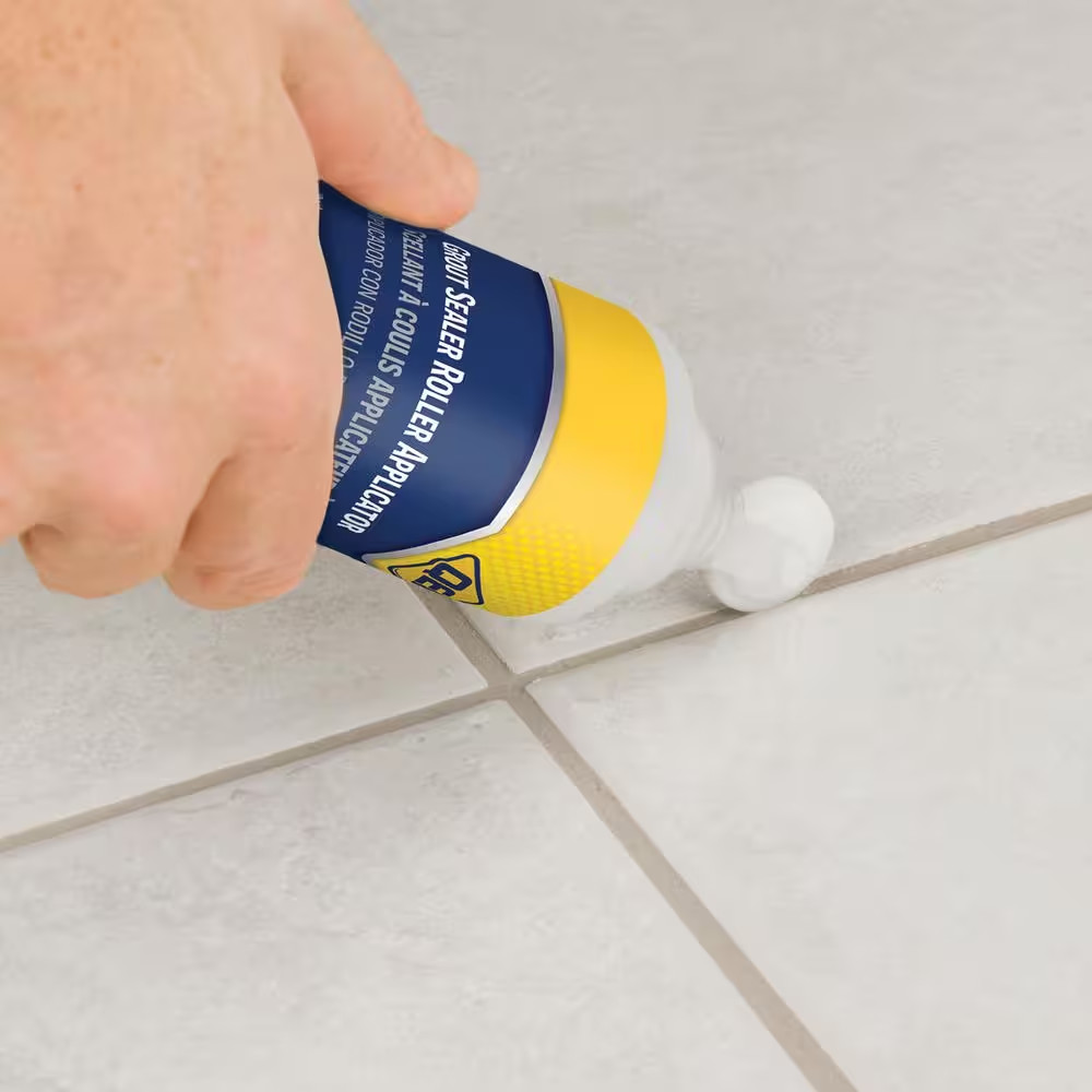 12 Oz. Grout Sealer Applicator Roller Bottle with 2 Wheels