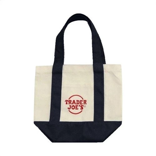 Trader Joe’s Mini Canvas Reusable Tote Bags Colorful Canvas Tote Bag 10 Colors