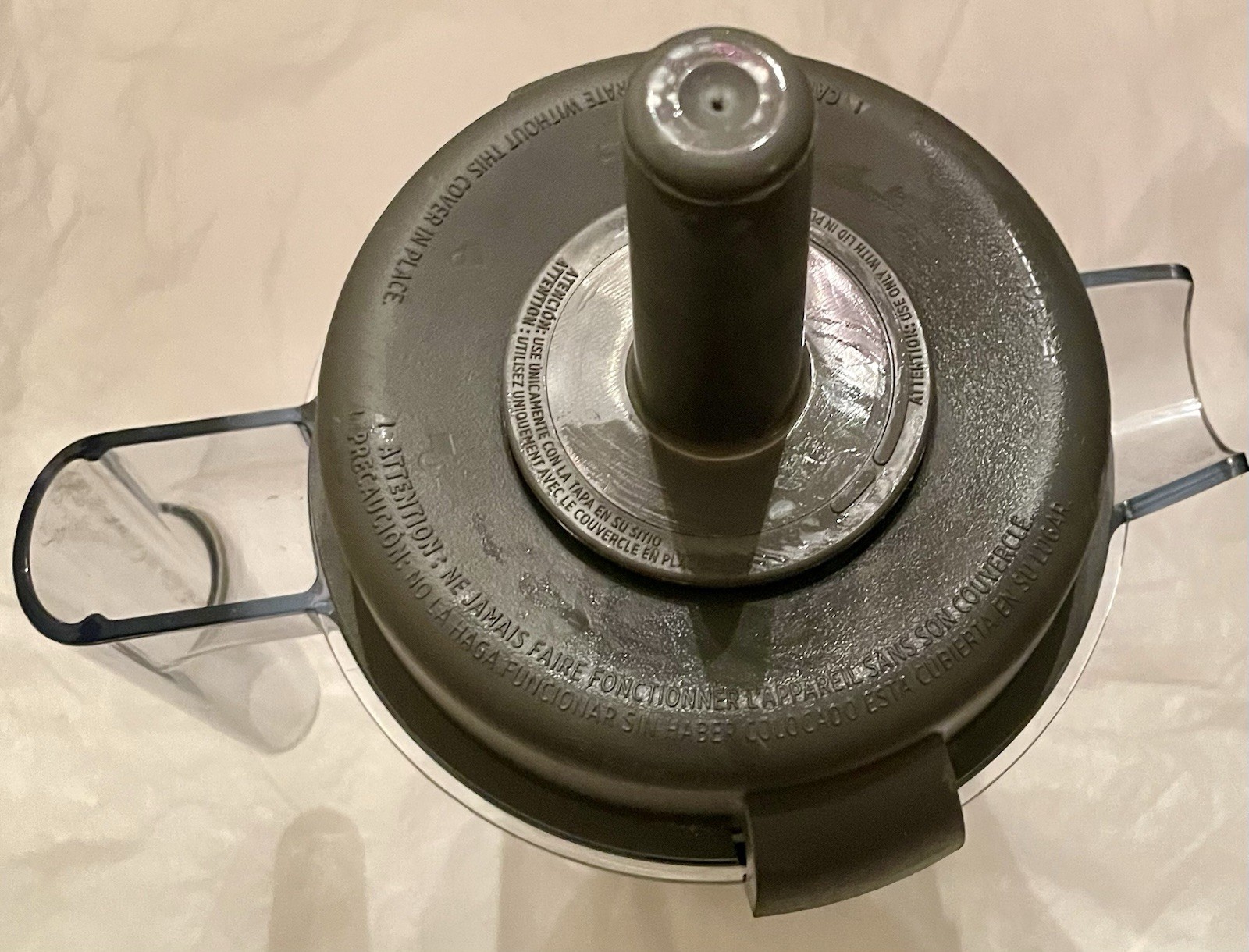 Vitamix Pitcher 32oz Rubber Lid & Plunger Tamper Stick Grey Read Description