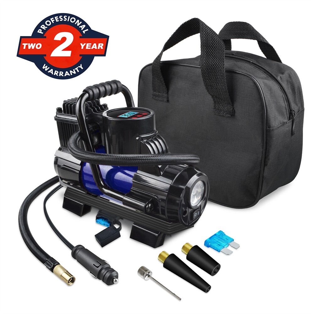 Heavy Duty Portable Air Compressor Car Tire Inflator Electric Auto 12V DC 150PSI
