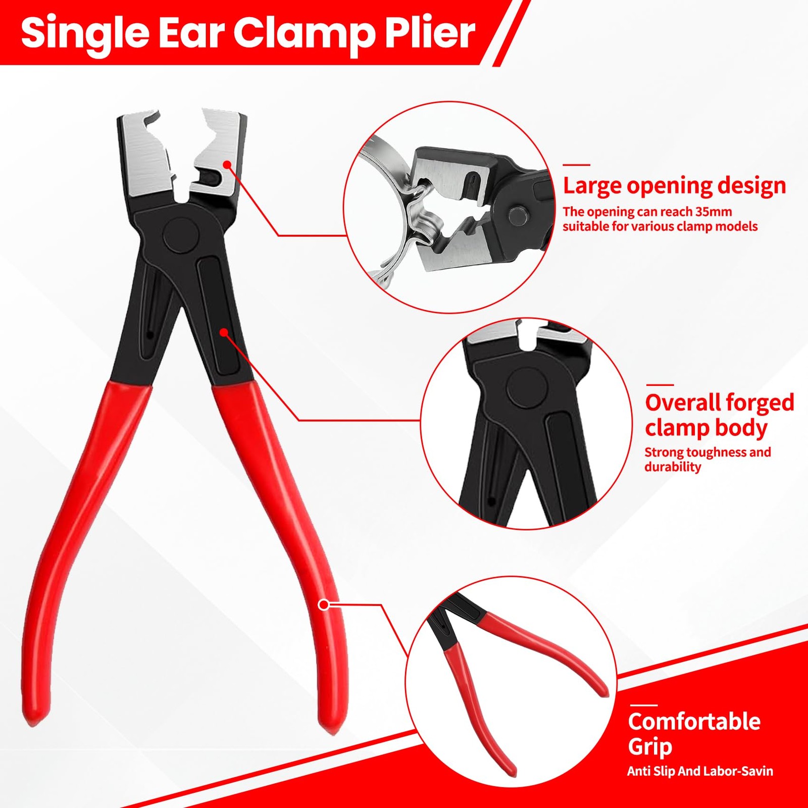 5Pcs Automotive Electrical Disconnect Pliers Kit, Connector Removal Tool, Str…