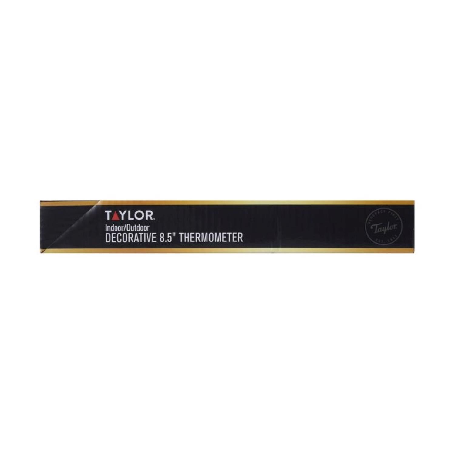 Taylor Dial Thermometer Plastic White 8.5 in.