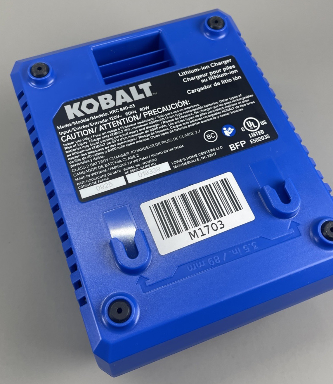 Kobalt 40V Stacked 6AH Battery Model KB 3640-03 And Charger 2025