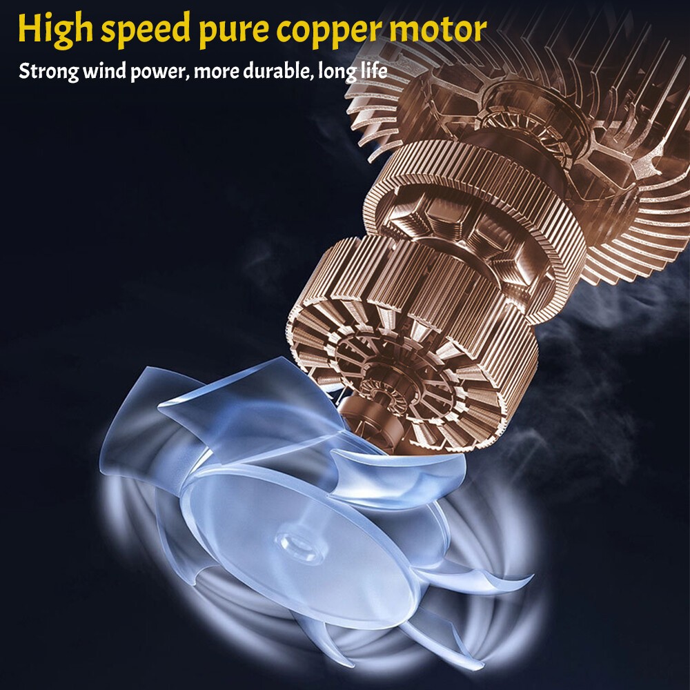 Powerful 21V Cordless Leaf Blower Handheld Turbo Jet for Driveway Patio Leaves