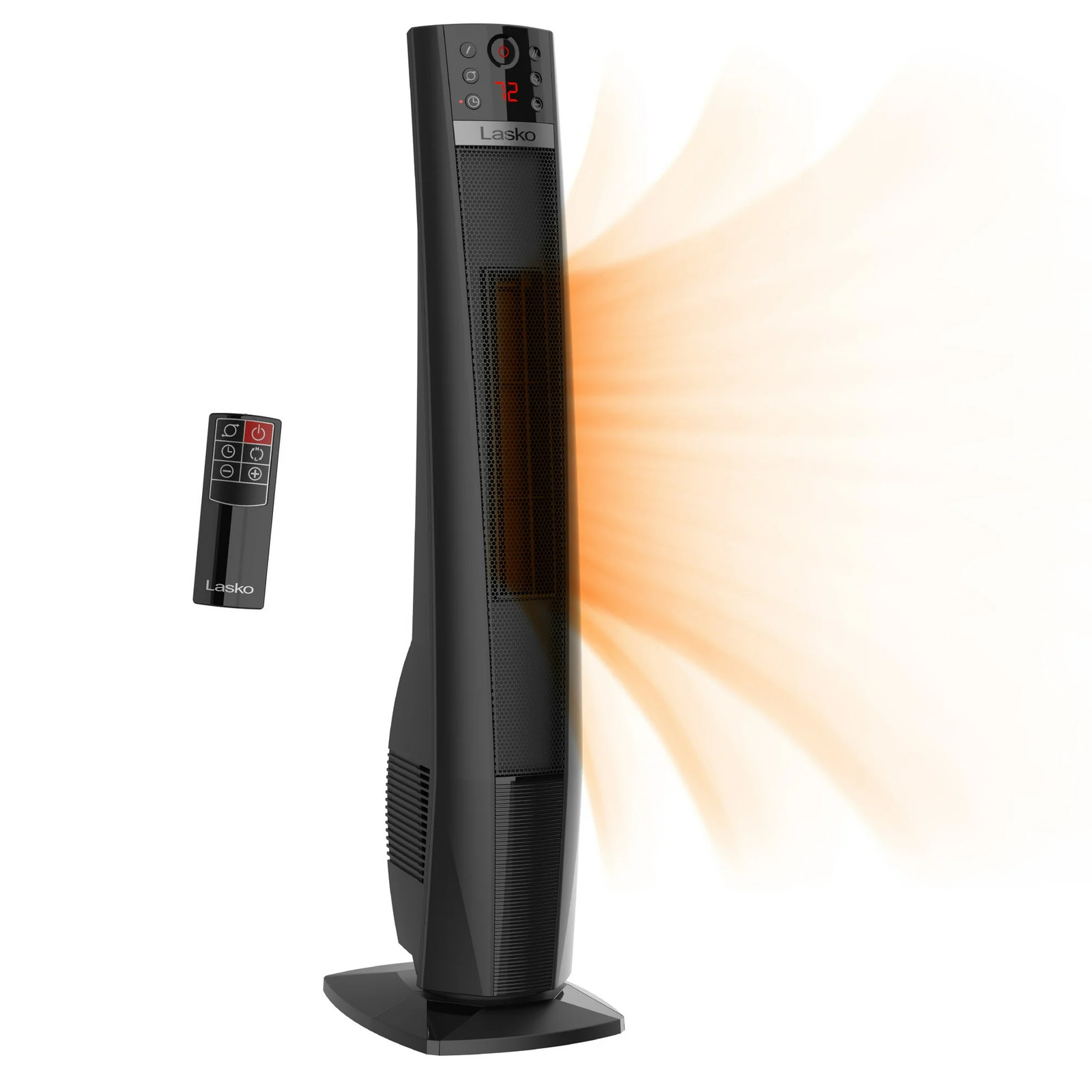 Lasko Oscillating 32″ Ceramic Tower Space Heater 1500W Remote Control 8hr-Timer