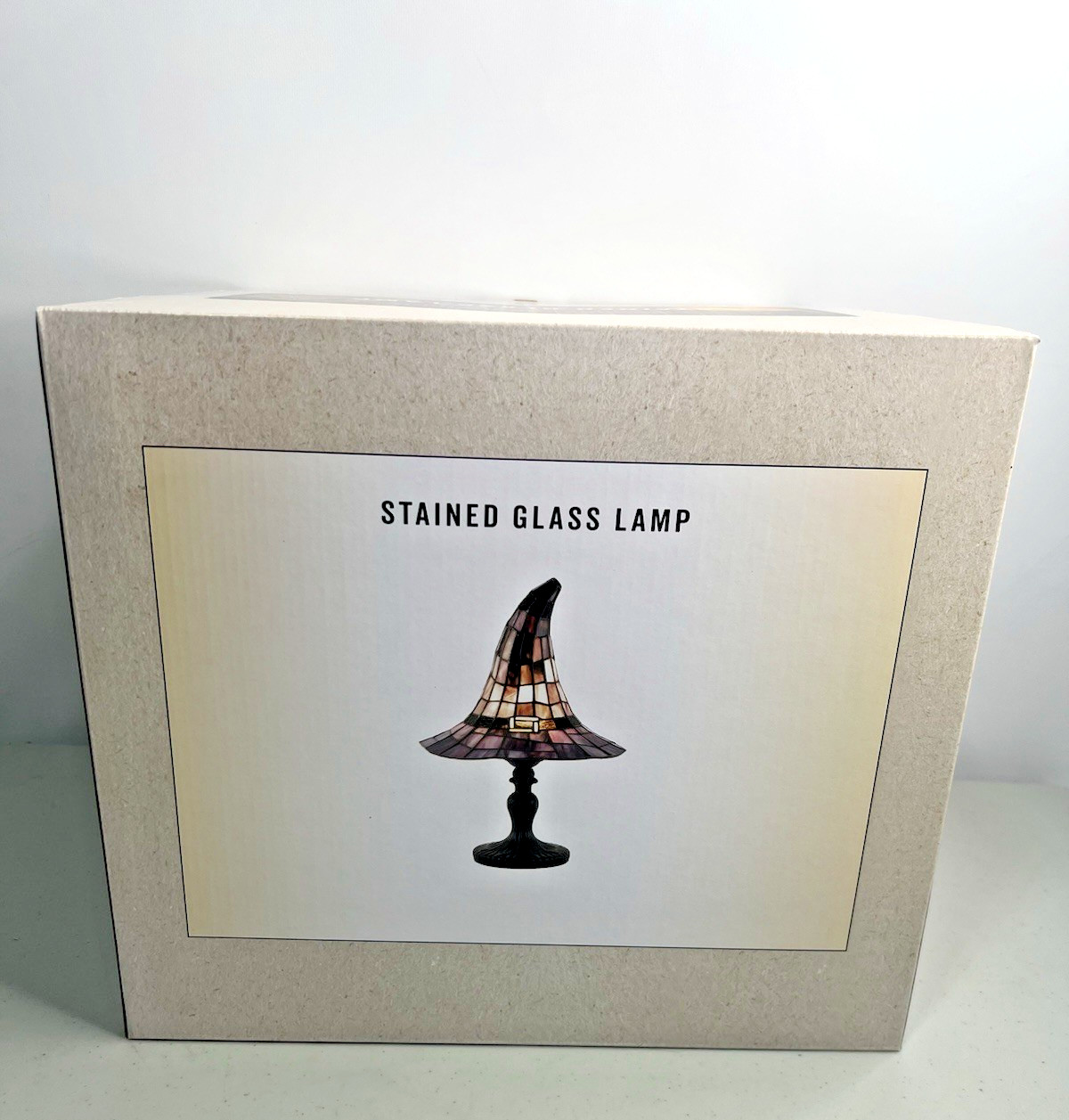 Cracker Barrel 2026 Stained Glass Witch Hat Lamp Viral Halloween Decor SHIPS NOW