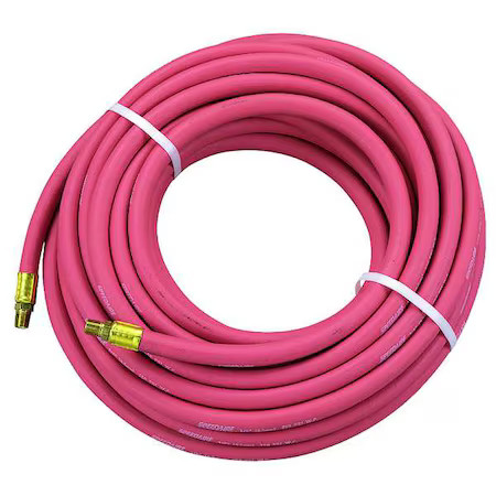 Continental 411F13 3/8″ X 100 Ft Rubber Coupled Air Hose 250 Psi Rd