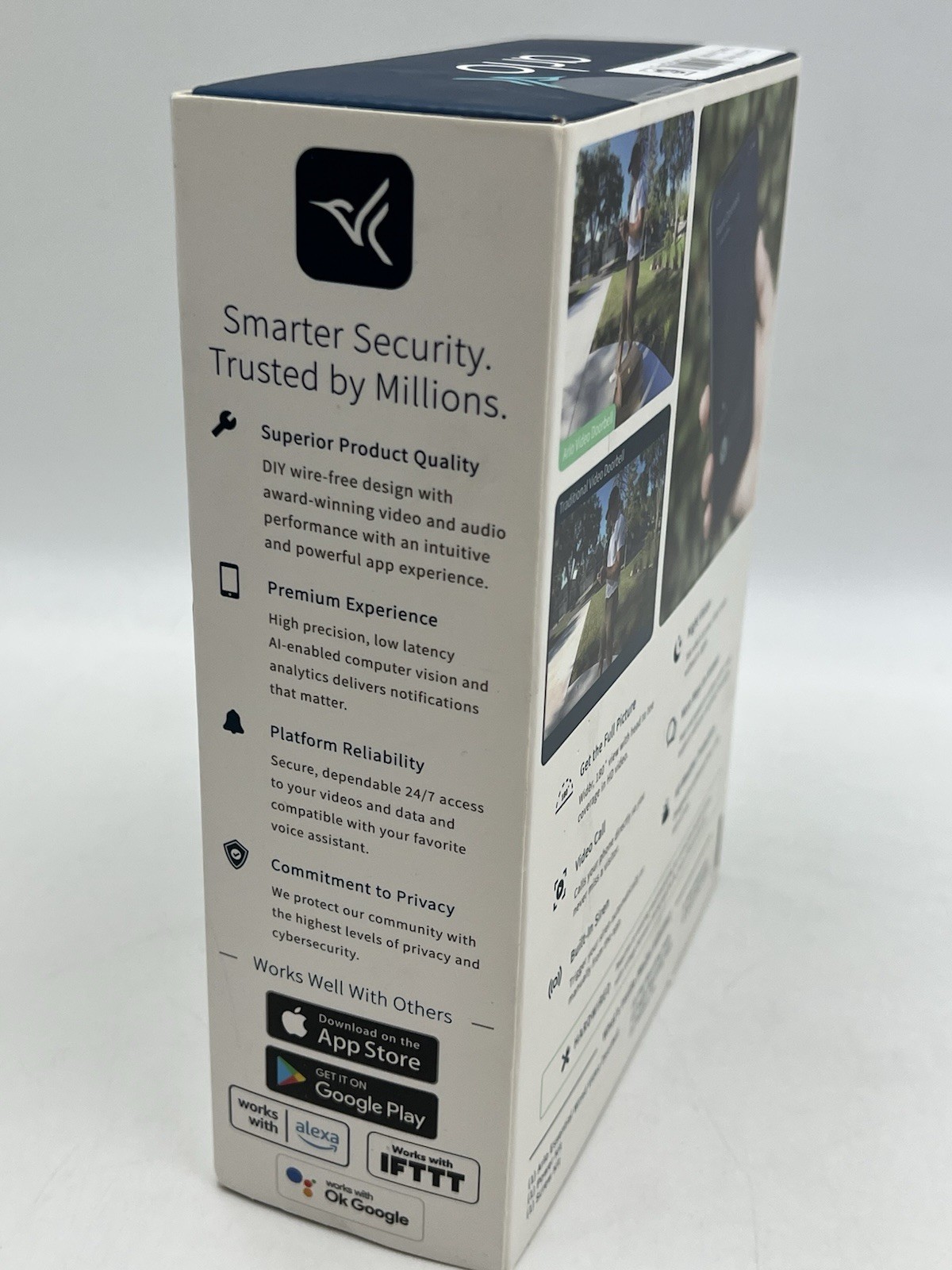 Arlo Essential Wired Video Doorbell – HD Video,Night Vision, Audio, 3 Months Inc
