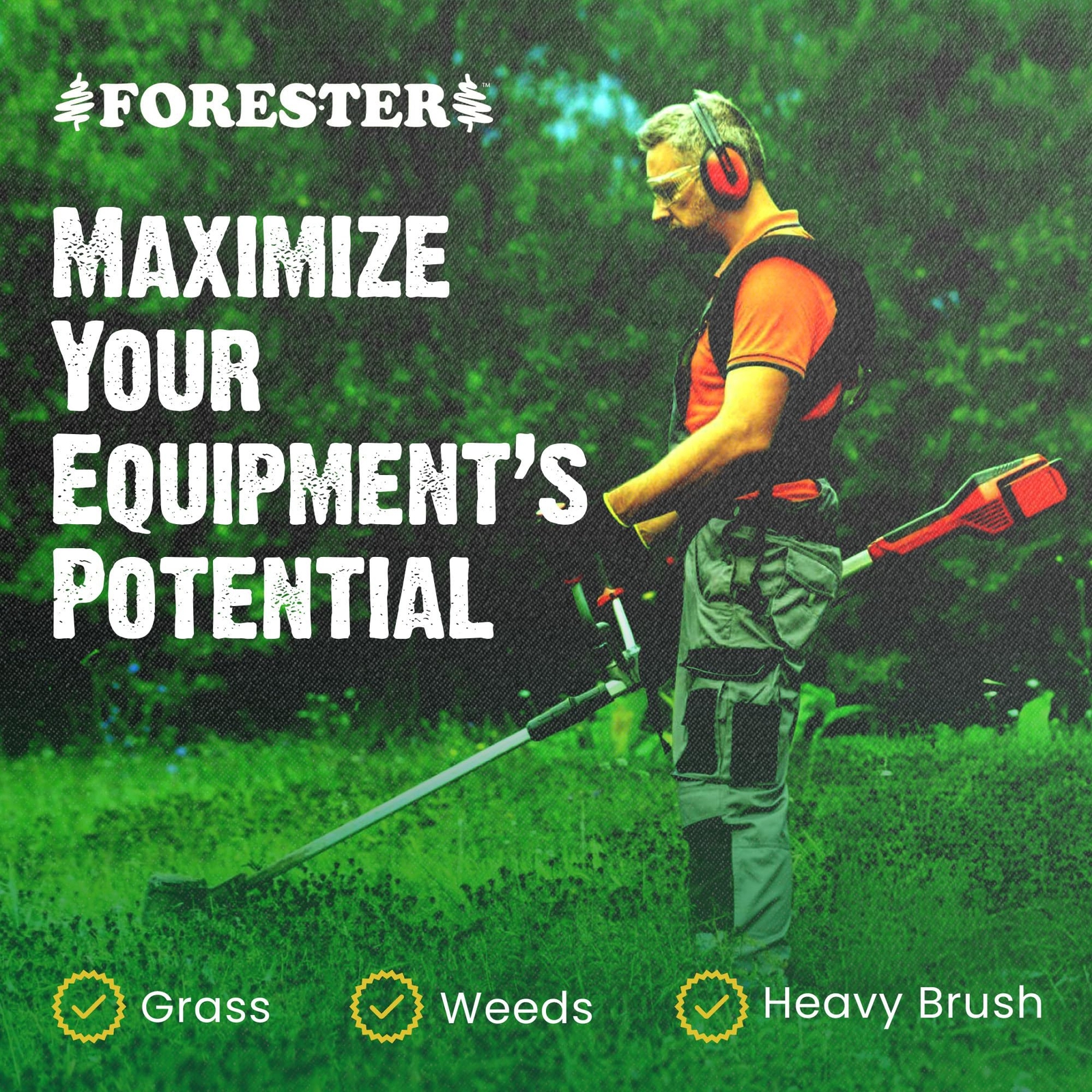 FORESTER Brush Cutter Trimmer Head Conversion Kit Compatible with Echo Models…