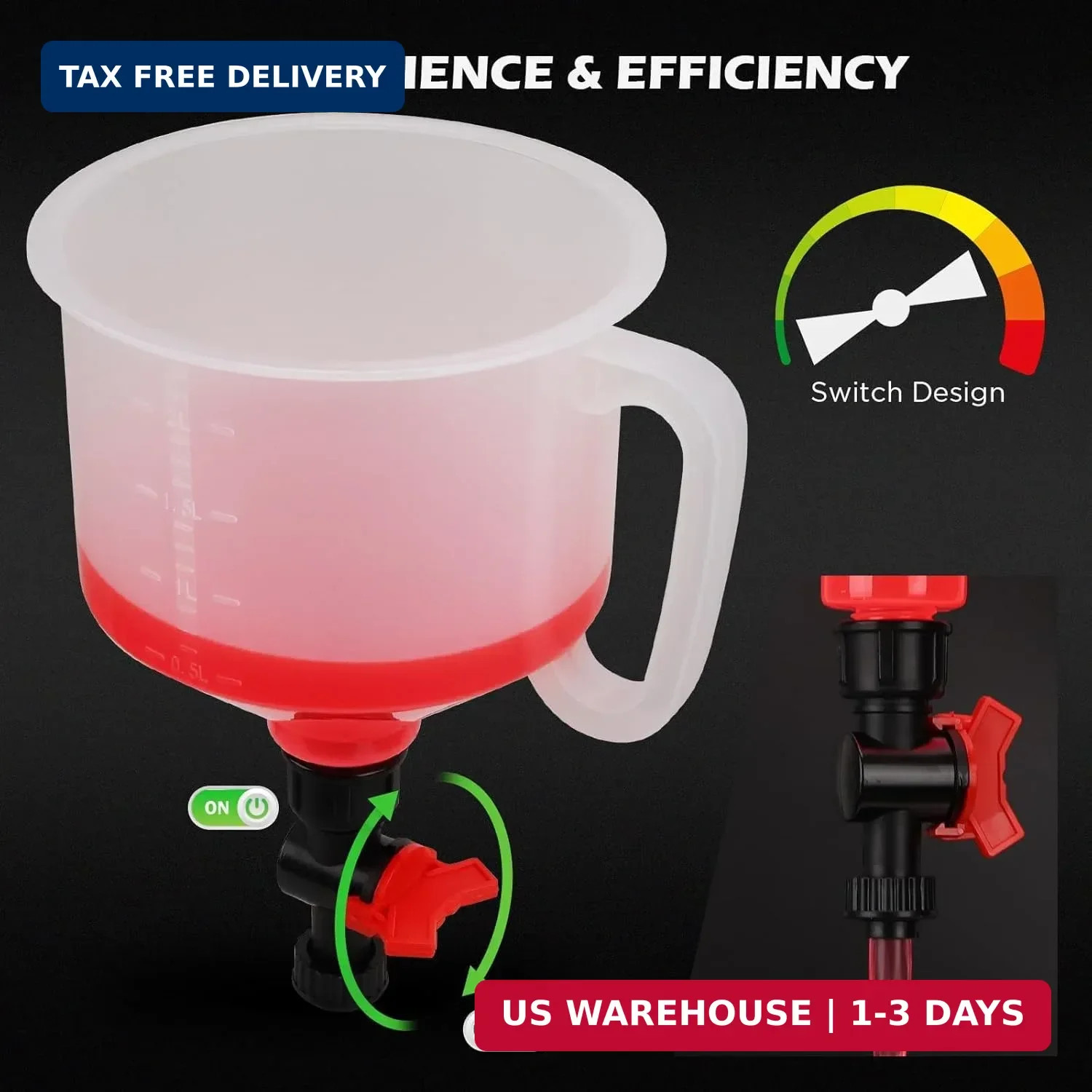 22Pc No Spill Coolant Funnel Kit Radiator Filling Siphon Pump Hose Auto Tool Set