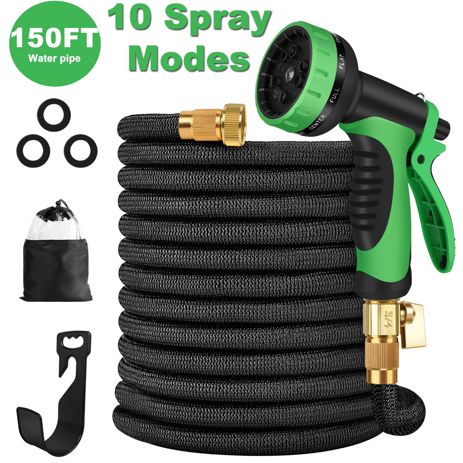 Outdoor Expandable Flexible Garden Water Hose Magic Pipe 50/75/100/150ft