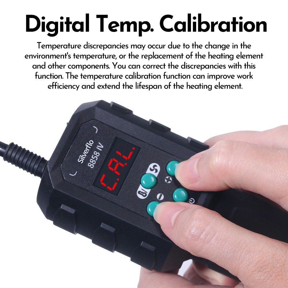700W Hot Air Gun with Adjustable Temp, Mini Portable Heat Gun & Rework Station