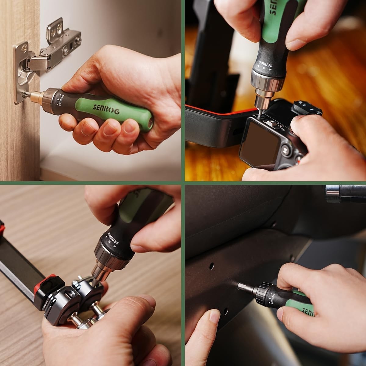 24 in 1 Multi-Bit Ratcheting Screwdriver, Magnetic Interchangeable Ratchet Screw