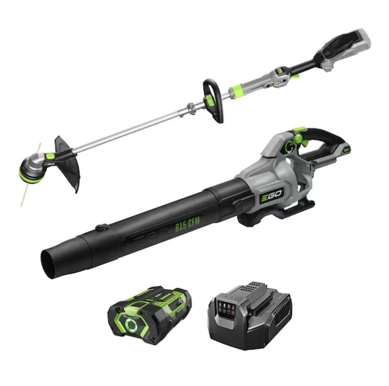 EGO POWER+ 56V String Trimmer & Leaf Blower Combo Kit 2.5 Ah Battery + Charger