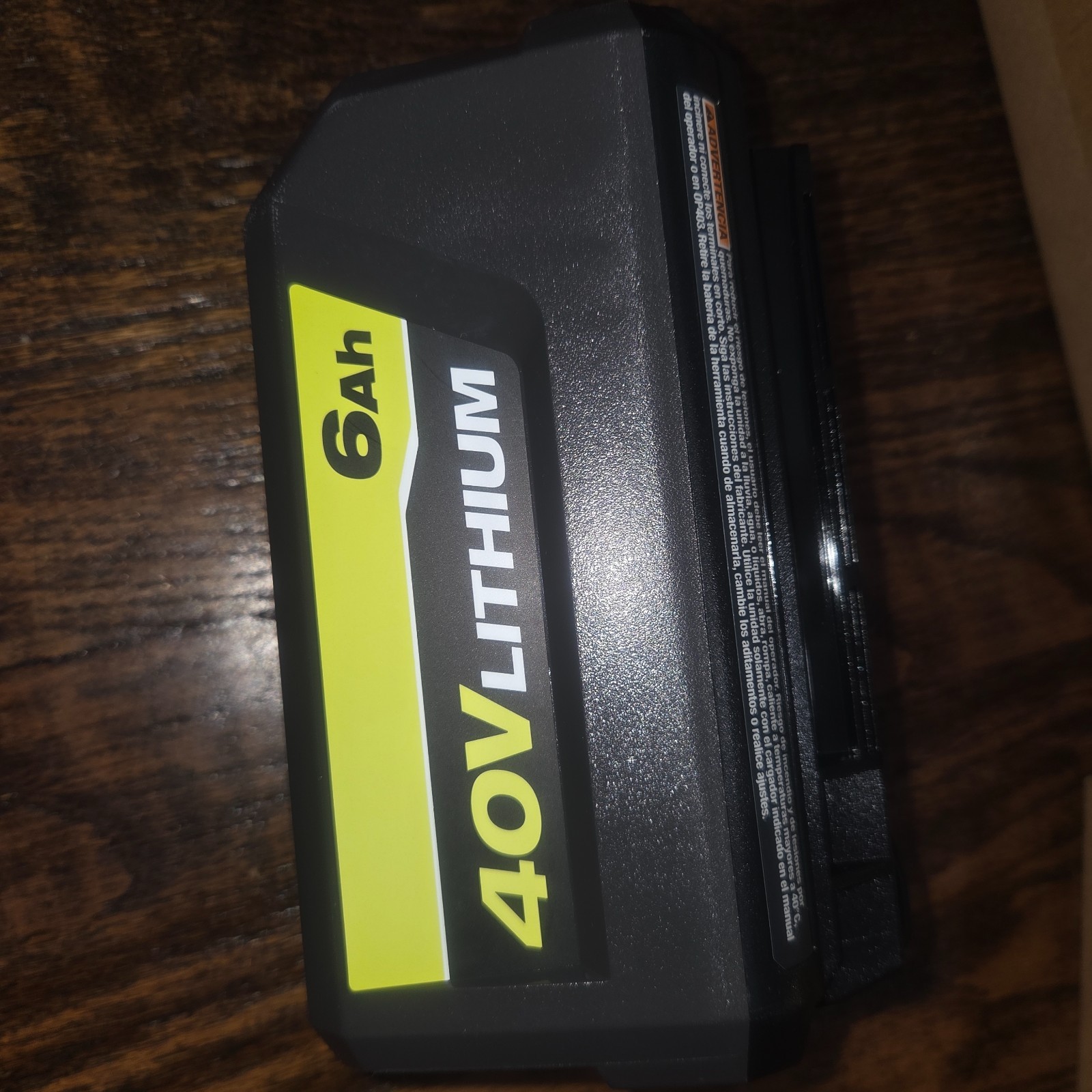 RYOBI OEM 40V LITHIUM BATTERY 6AH UN3480 GENUINE BRAND NEW