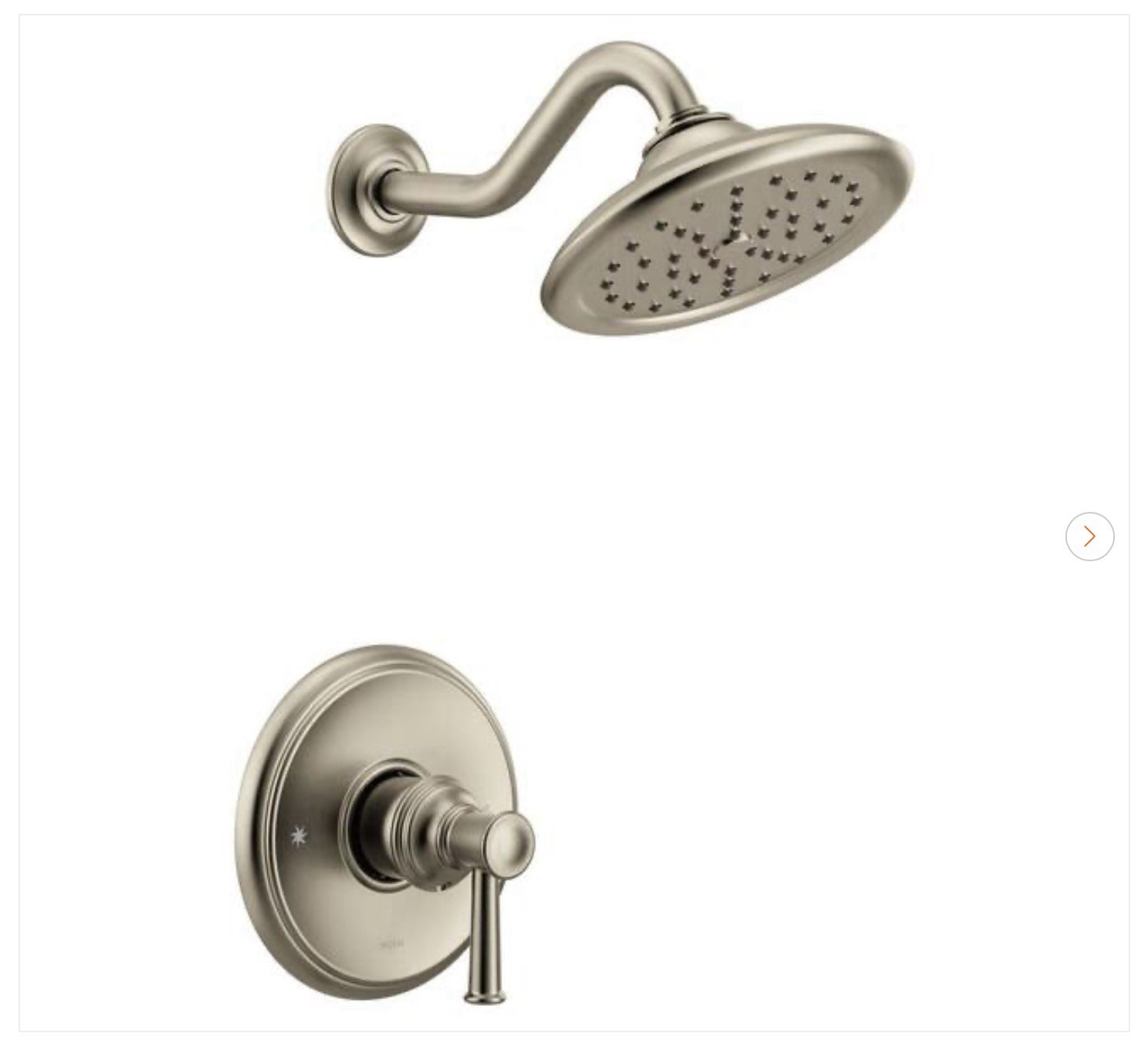 READ DESCRIPTION! MOEN Belfield M-CORE 3-Series Shower Trim Kit-Brushed Nickel