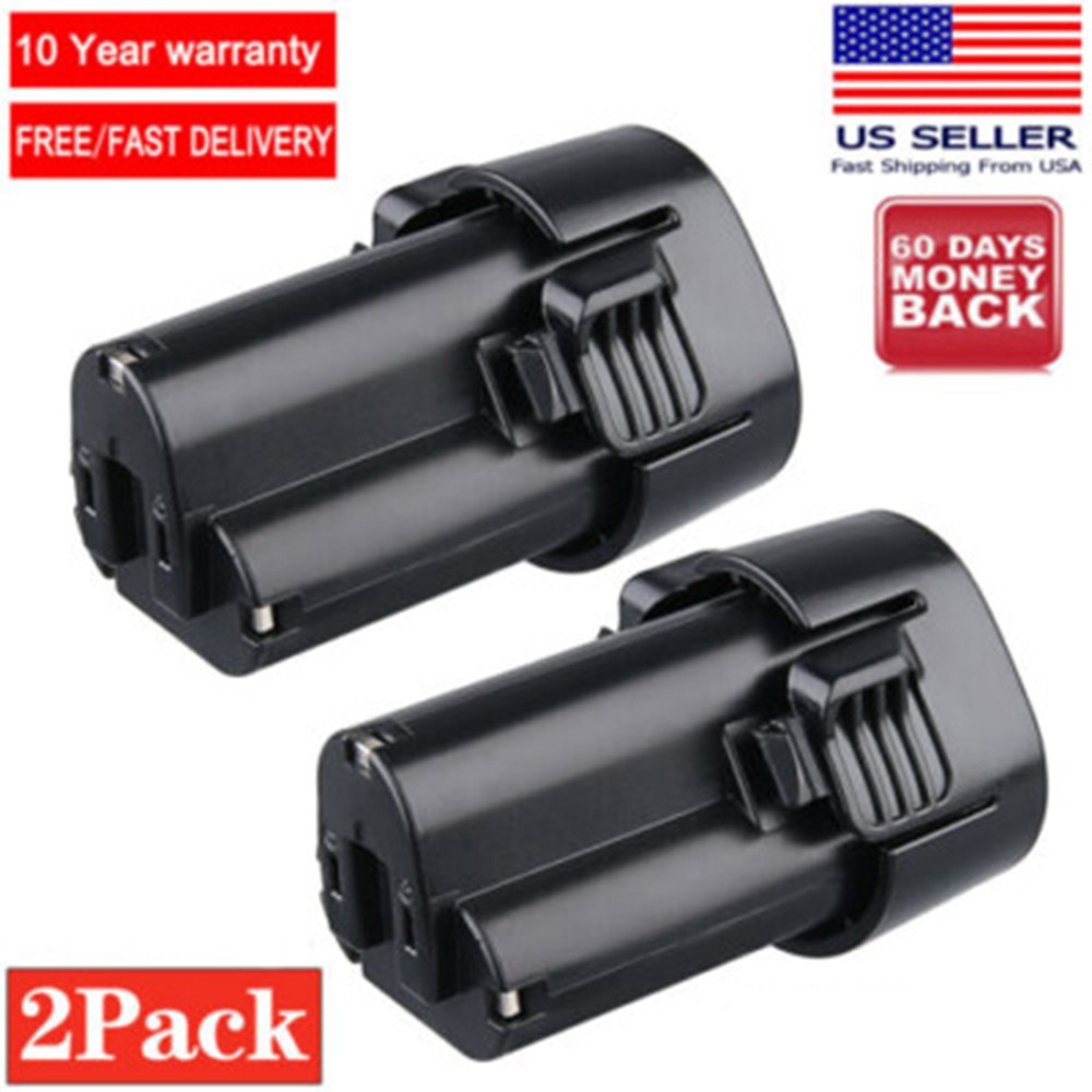 2Pack For MAKITA 10.8 Volt BL1013 BL1014 4.8Ah Lithium Battery 195332-9 194550-6