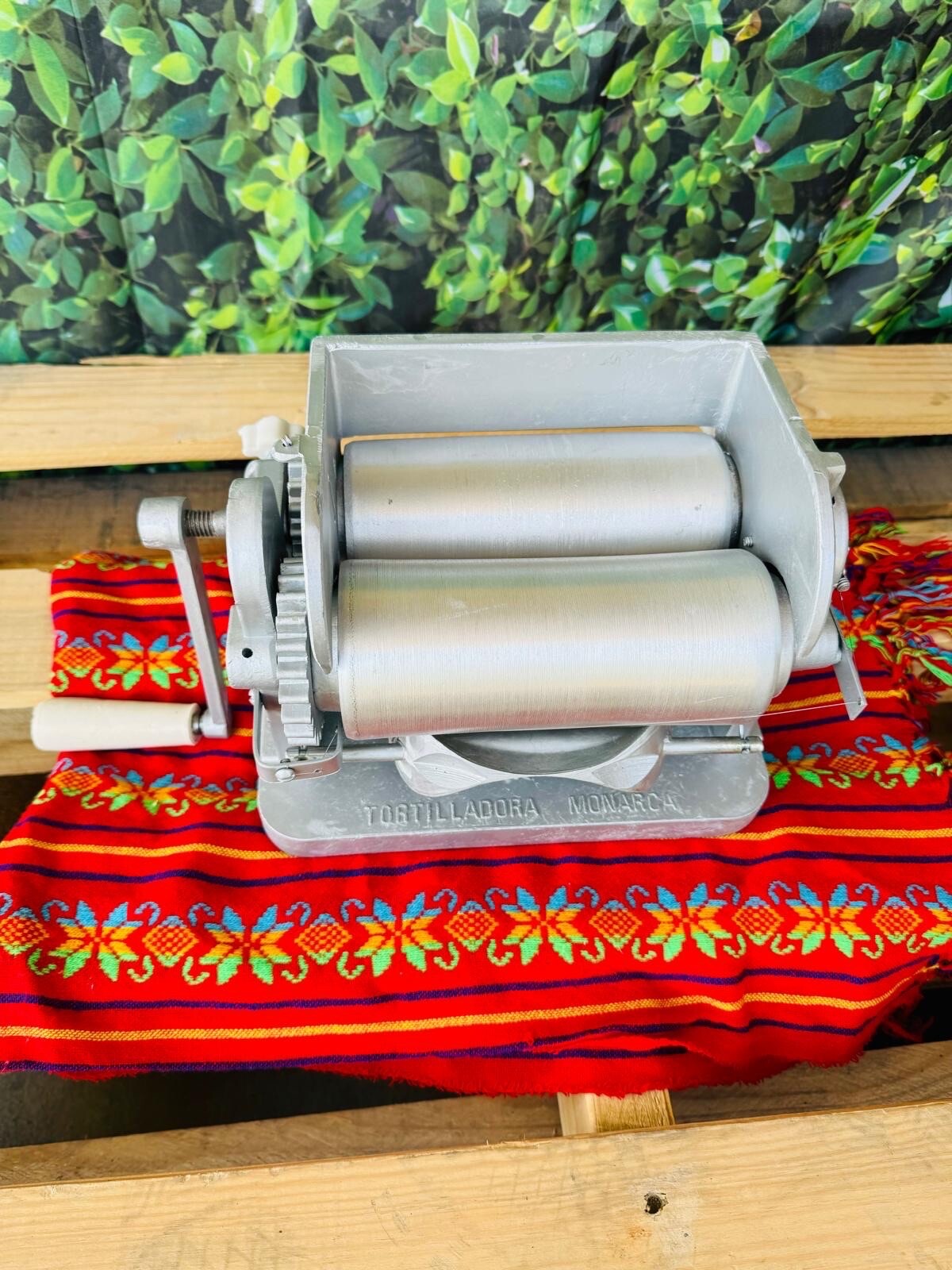 Tortilla Maker Manual Monarca Made In Mexico.Tortillera Manua De Rodillo Monarca