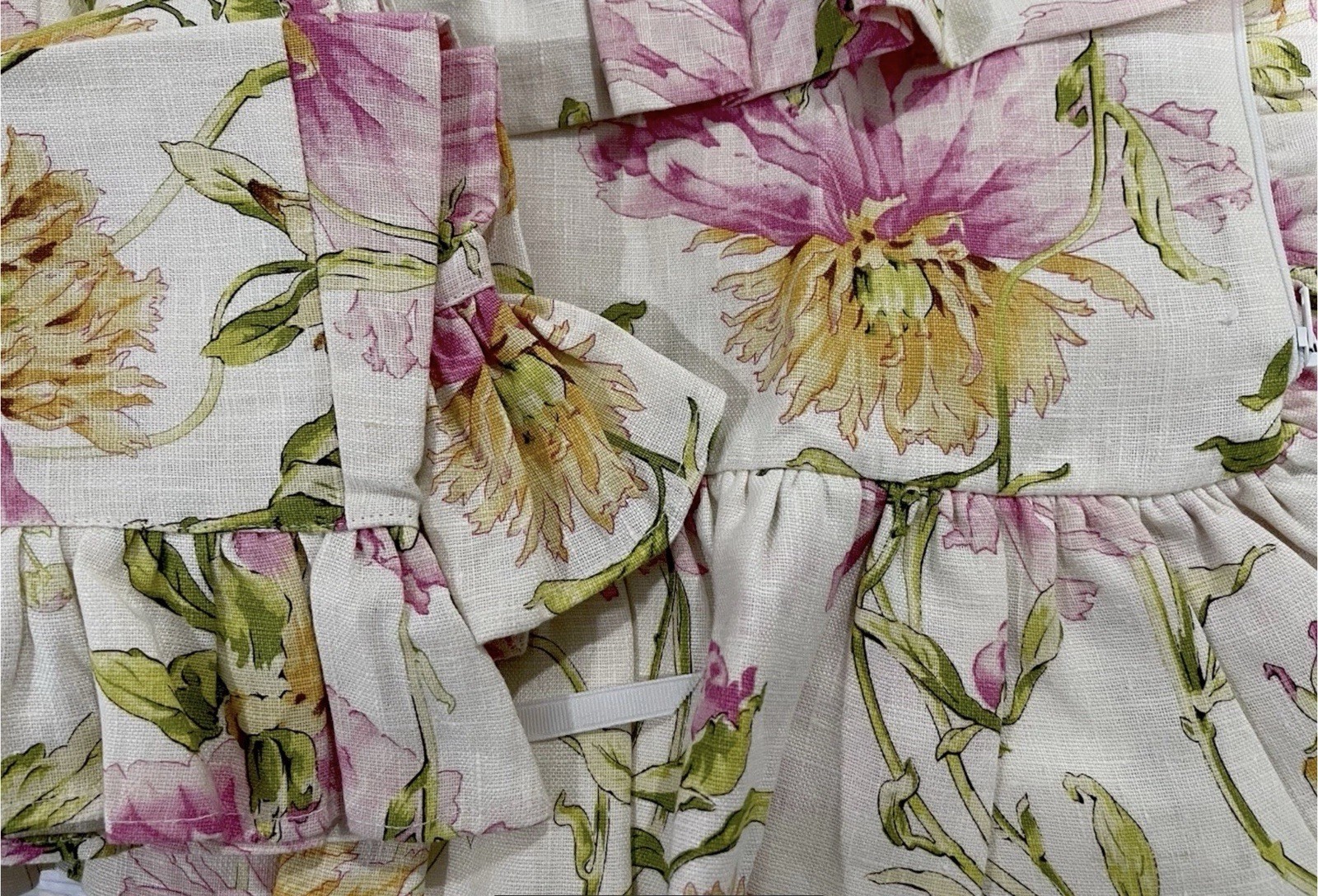 $700 Pratesi Italy New 1pc Euro Sham Origami Embroidery Ivory ONE