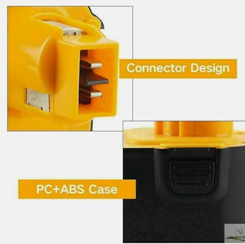 2Pack For DeWalt 9.6V 3.6Ah Battery DW9061 DE9036 DE9061 DE9062 DW926/Charger