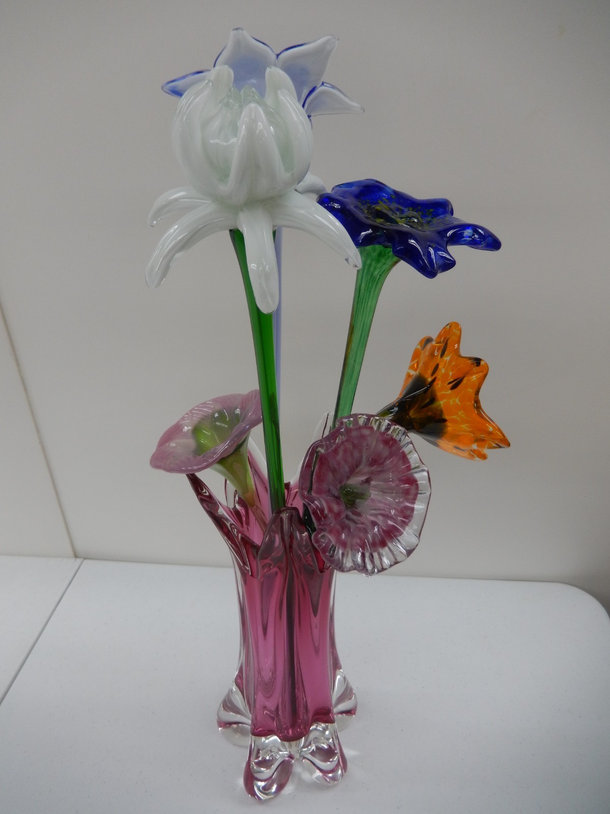 Glass Flowers – YOU PICK (See Description)