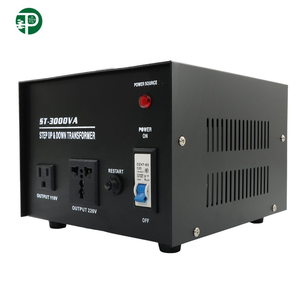 3000W Voltage Power Converter Transformer 110v to 220v/220v to 110v Step Up/Down
