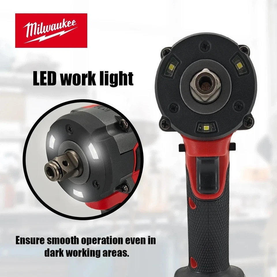 Milwaukee 18V Compact Impact Wrench 1/2 Car Truck Repair Screwdriver Tool Only