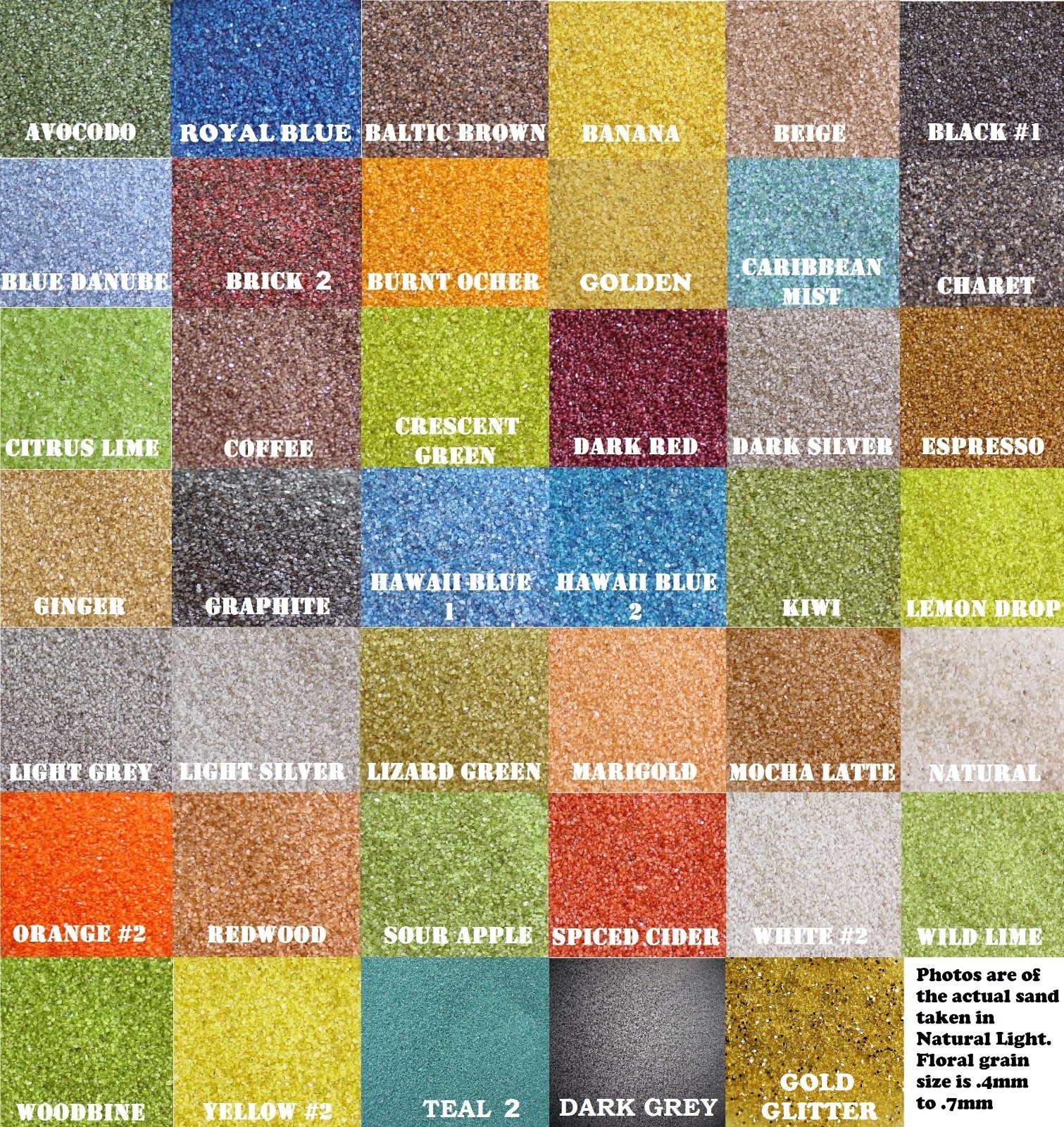 Colored Sand 6oz (1/2 cup) *125+ Colors* Unity Sand Ceremony, Wedding, Craft