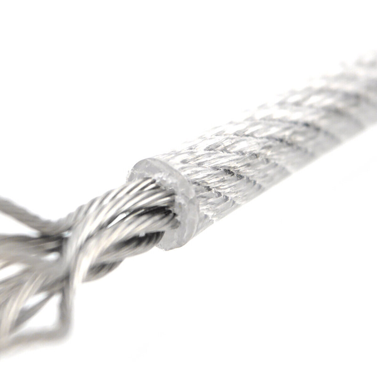 Clear Coated Steel Wire Rope Cable 0.38 mm To 12 mm PVC Plastic Coated Rigging