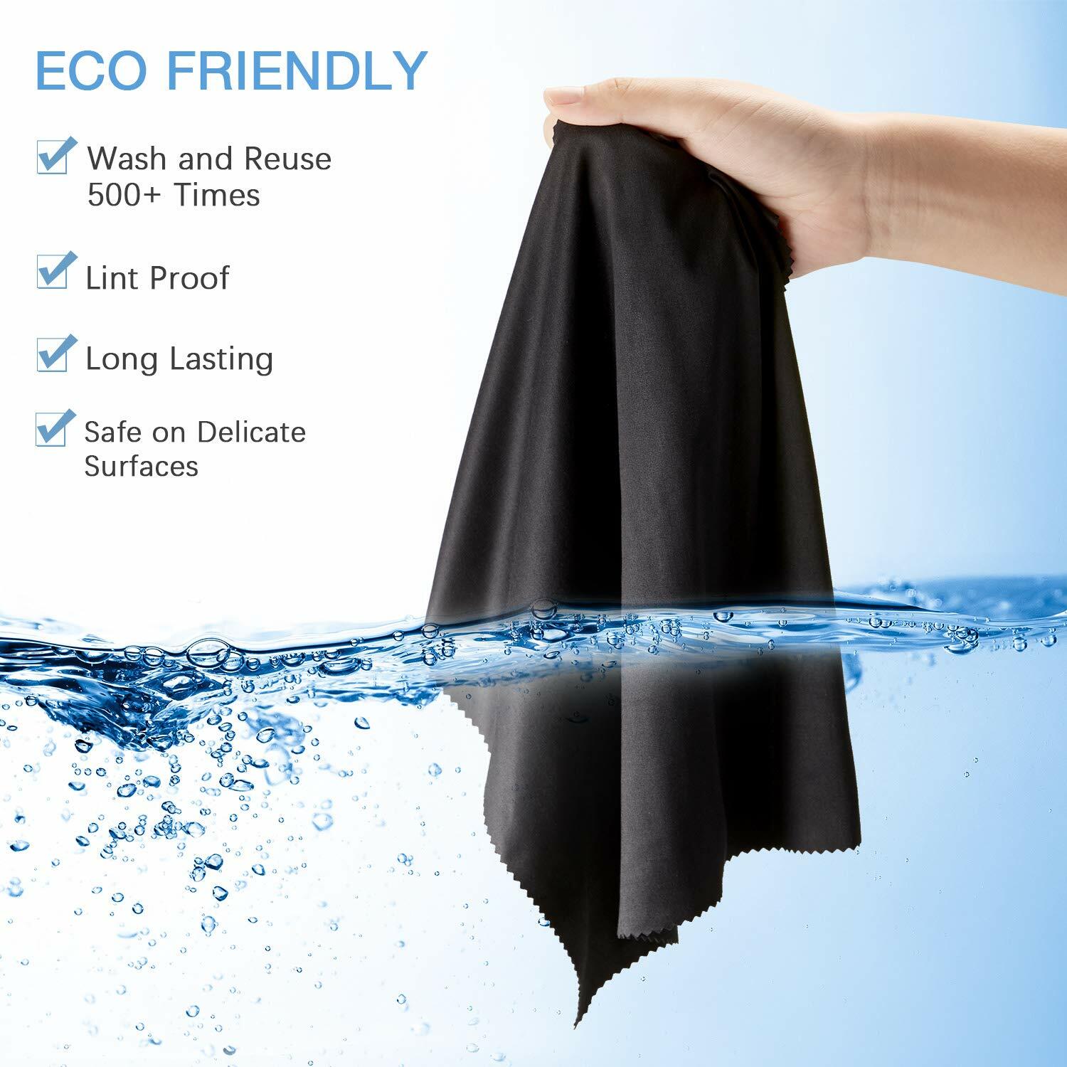 Extra Large Microfiber Cleaning Cloth 20″ X 20″ for TV Screens Lens Phone