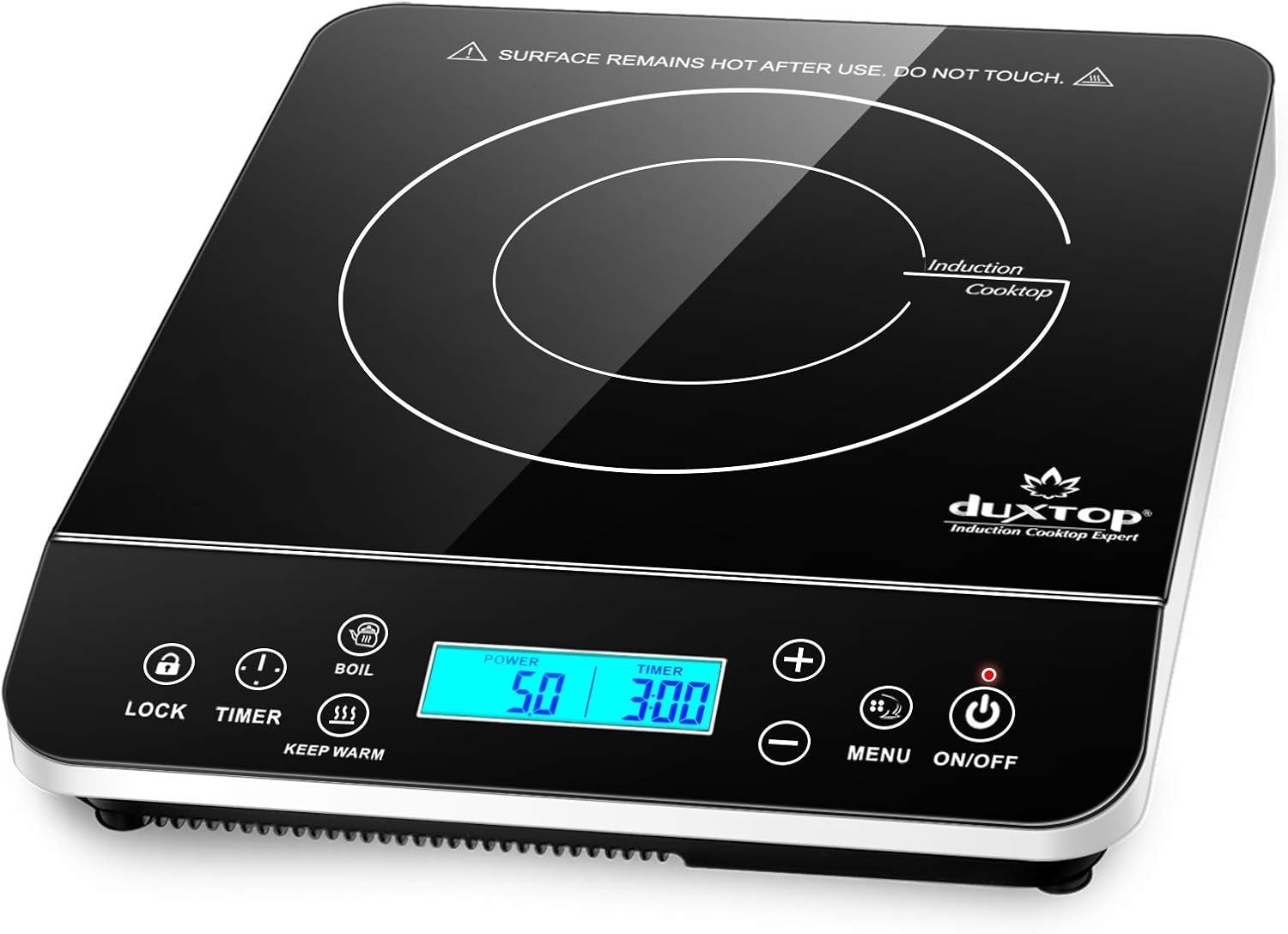 Portable Induction Cooktop, Countertop Burner Induction Hot Plate with LCD Se…