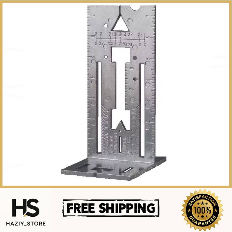 NEW 7.5 in Aluminum Universal Square for Quick, Easy, and Precise Measuring Task