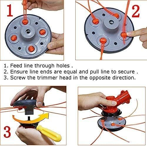 Universal String Trimmer Head Attachment Brush cutter Weed Eater Whipper