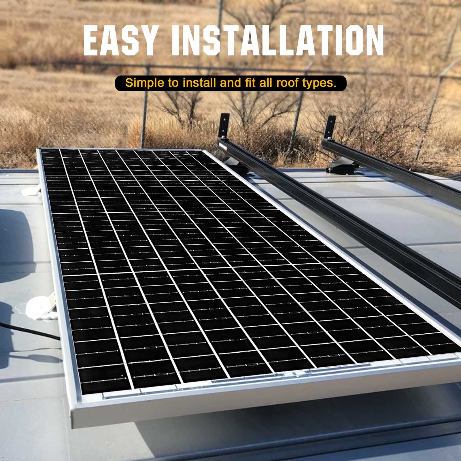 400W Solar Panel Kit High-Efficiency Charger Battery Off Grid Caravan RV Home US