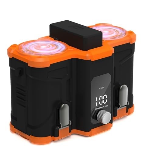 20000Mah Portable Waist Fan Clip on Belt Shirt Body Rechargeable Battery 5 Speed