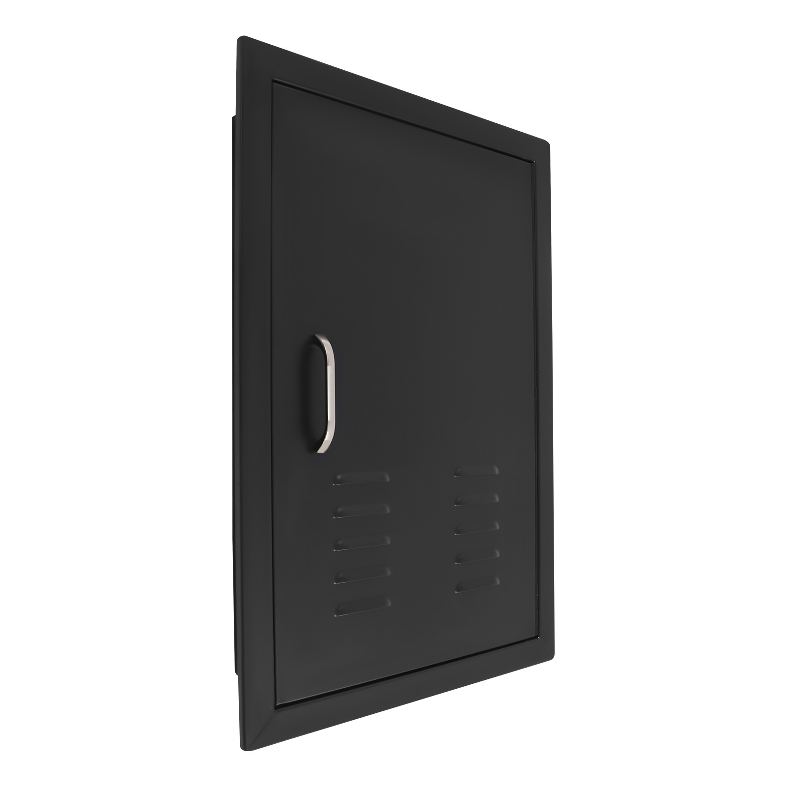 BBQ Access Door Black, Kitchen Doors, Flush Mount Single Vertical Door for BBQ