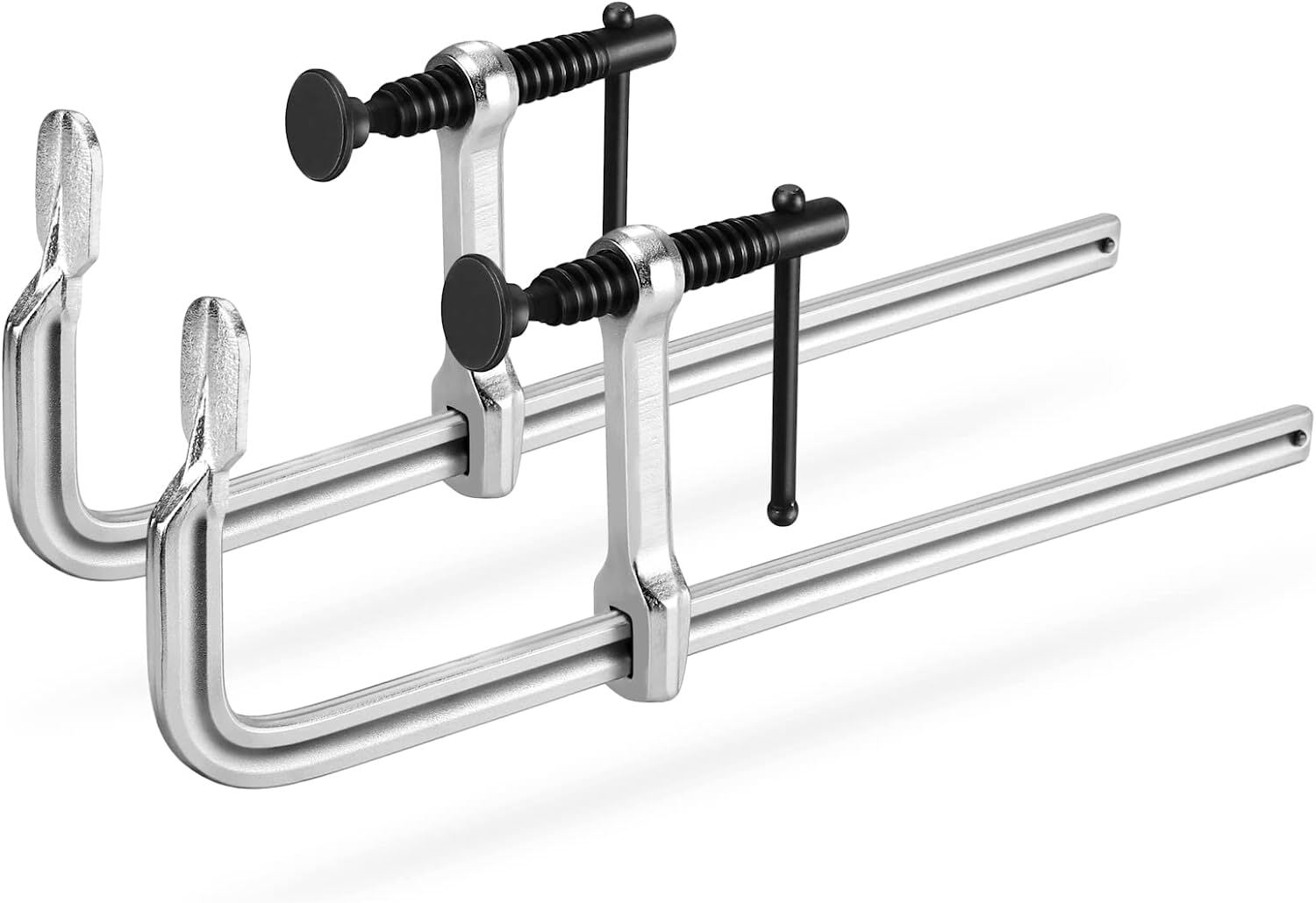 Jorgensen Bar Clamps, 6-Inch/12-Inch Light-duty Drop Forged Alloy Steel 2 Pack