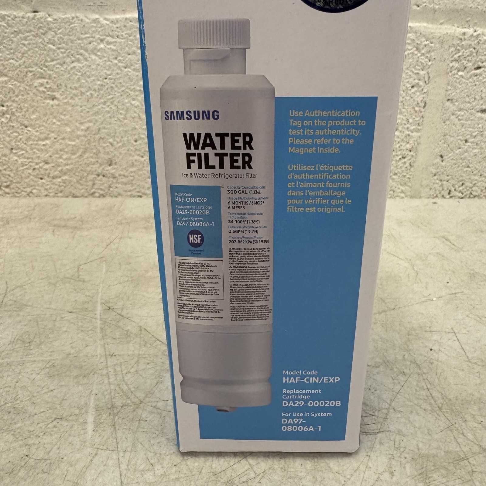 SAMSUNG Genuine Filter for Refrigerator 6-Months DA29-00020B HAF-CIN/EXP