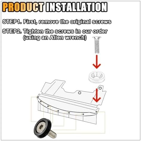 20PCS Aluminum Bumper Fender Washer Stainless Steel Bolts, Engine Bay Dress Up F