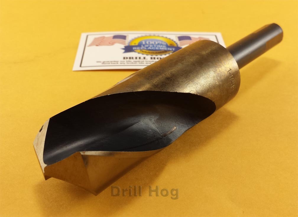 1-1/8″ Drill Bit 1-1/8 Silver & Deming Bit Jumbo M7 Drill Hog Lifetime Warranty