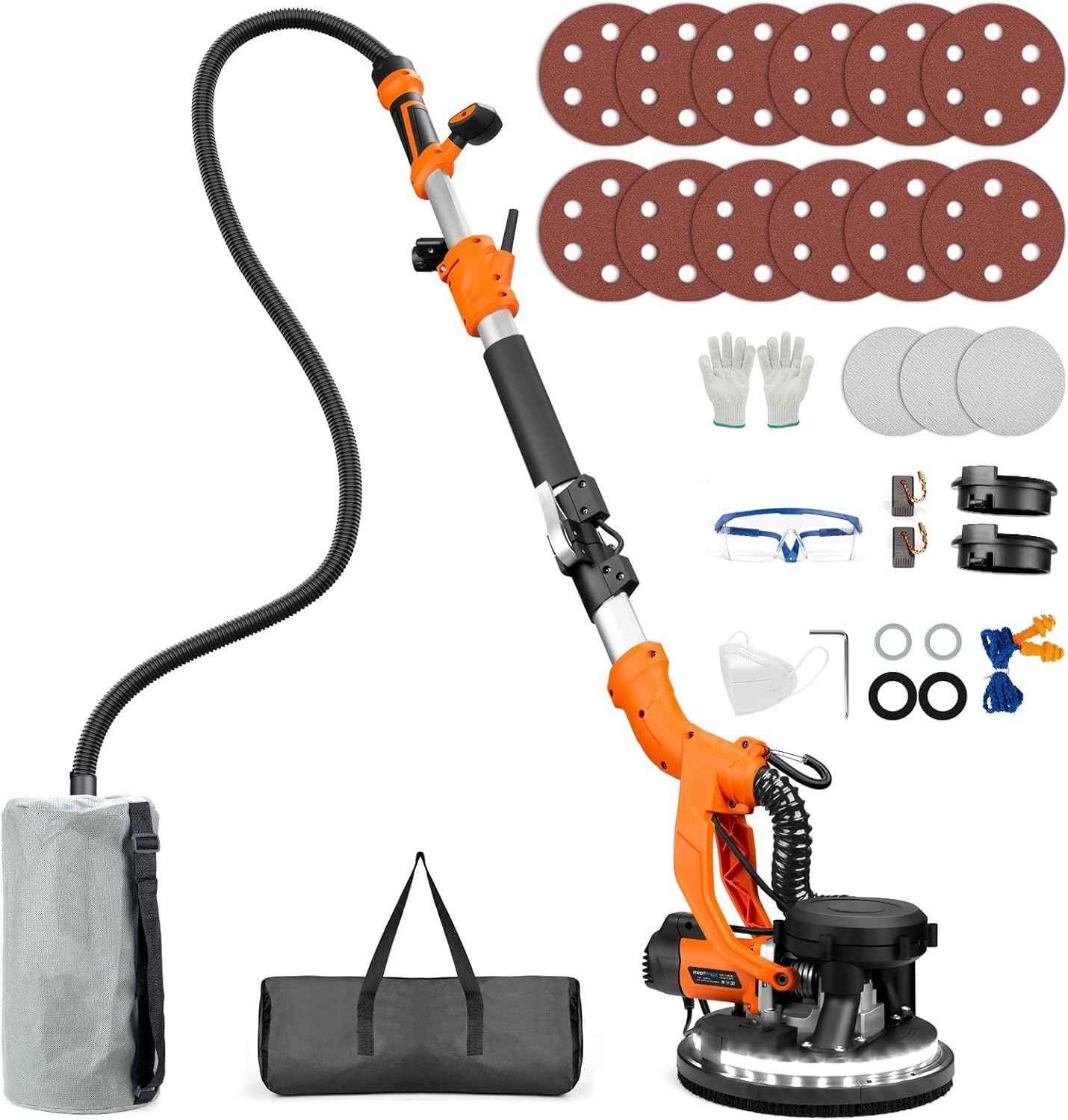 Drywall Sander, 1000W Popcorn Ceiling Removal Tool, Automatic Drywall Sander wit