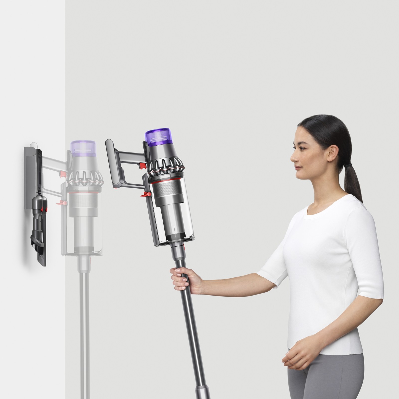 Dyson SV29 Outsize Extra Cordless Vacuum Cleaner | Nickel/Iron | Refurbished